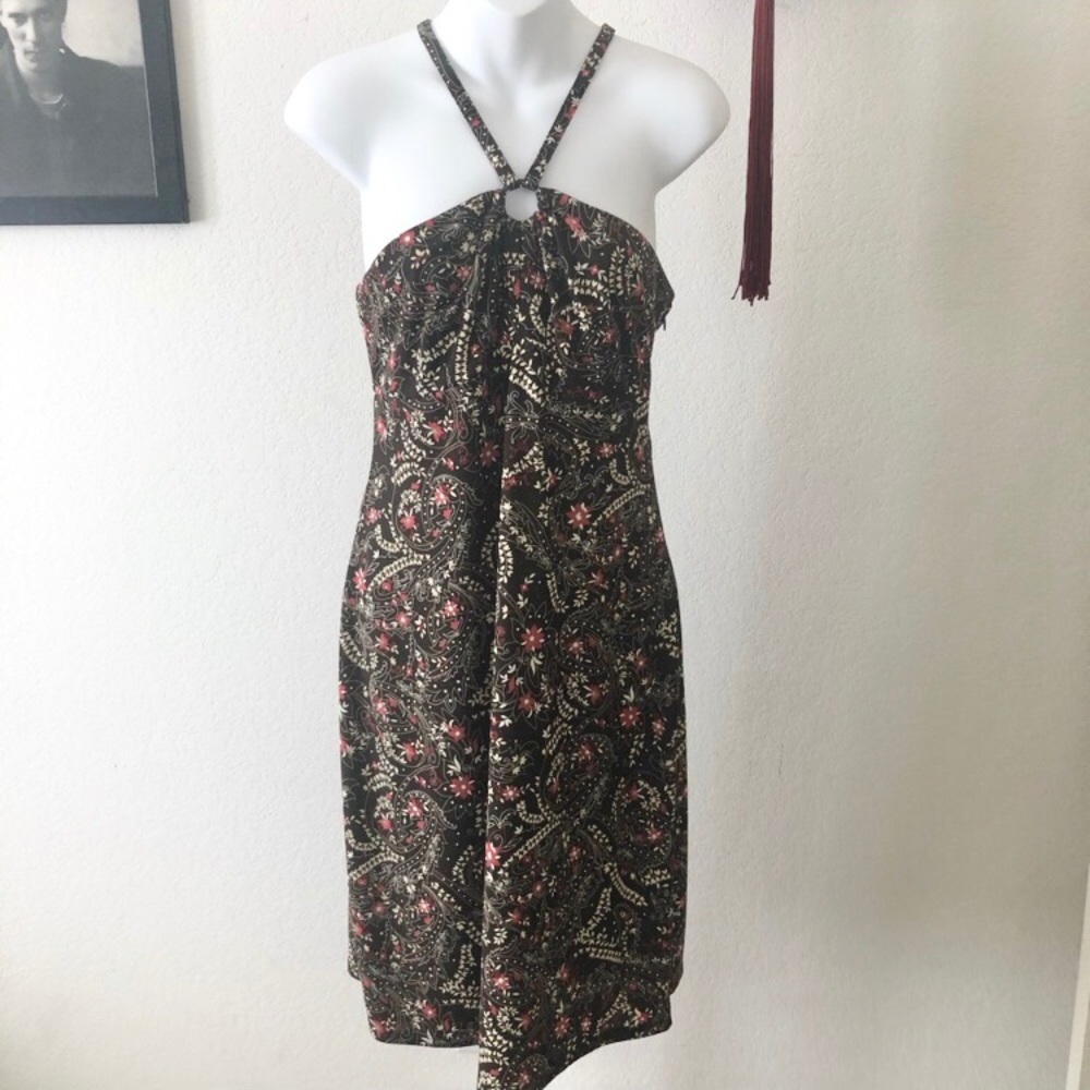 LOFT Halter Neck Mini Dress